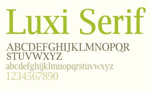 luxi-serif