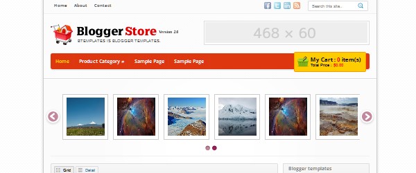 13 Magnificent Free Blogger Gallery based Templates-bloggerstore