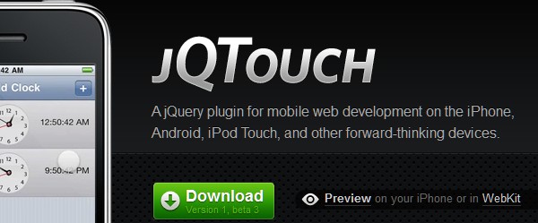 Useful Frameworks for Web and Mobile App Developers-jQtouch