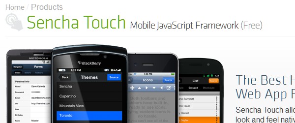 Useful Frameworks for Web and Mobile App Developers-senchatouch