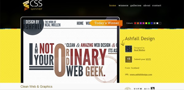 10 Best CSS Web Design Directories-csswinner