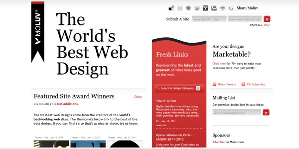 10 Best CSS Web Design Directories-molov