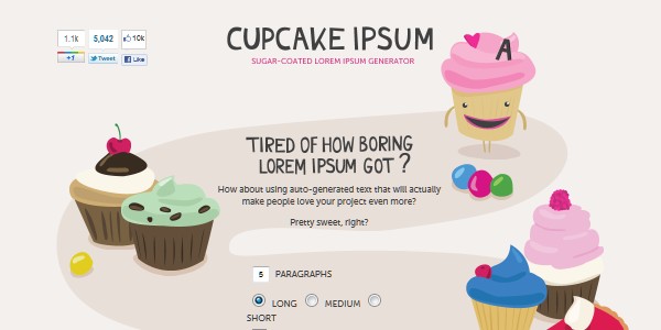 Online Lorem Ipsum Generators-cupcakeipsum