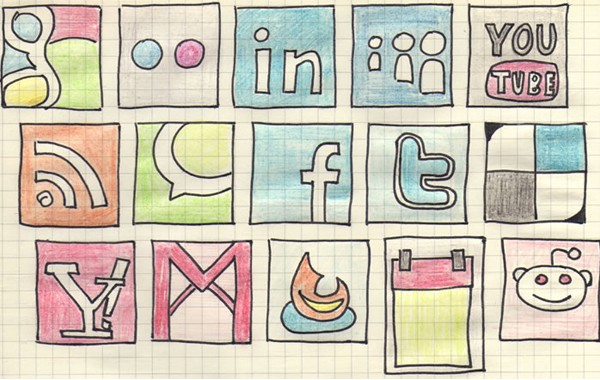 Social Media Icon Packs-doodleicon