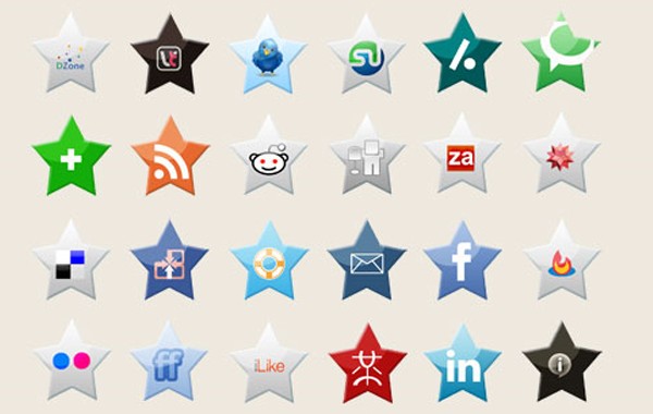 Social Media Icon Packs-staricons