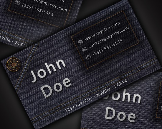 Business Card Tutorials-jeansstyle