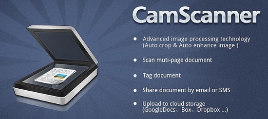 Free Android Productivity Apps of 2012-camscanner