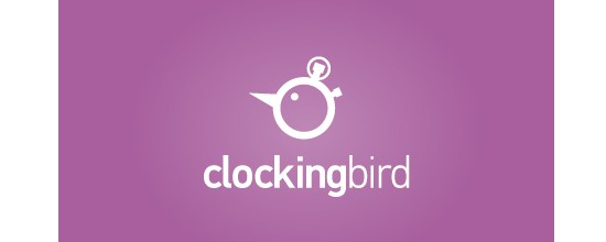 Mascot logo designs-clockingbird