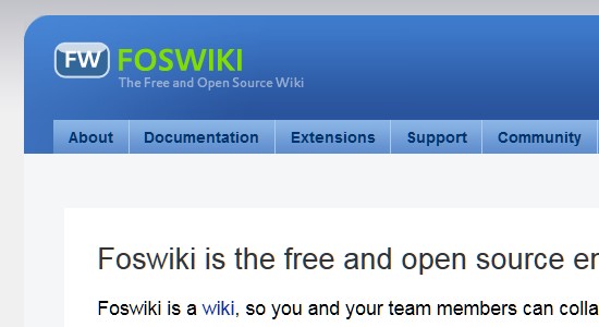 Wiki CMS-foswiki