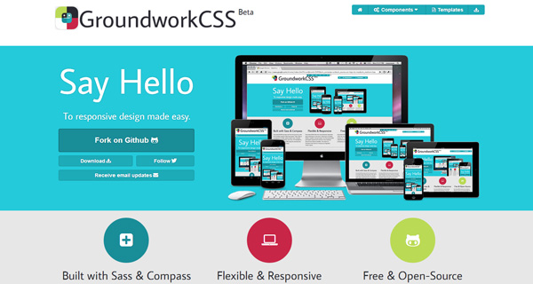groundwork responsive css framework