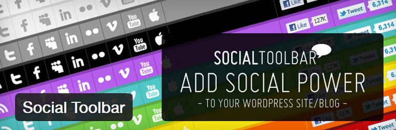 social toolbar